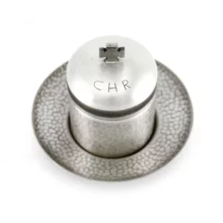 Vasetto Oli Santi Crisma Con Piattino Inglobato 8,5 Cm -Vendite Consumabili 340071 vasetto oli santi crisma con piattino inglobato 8 5 cmb 550x550w