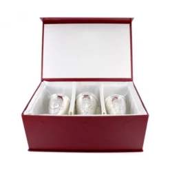 Servizio Oli Santi Ottone Argentato Cesellato 20 Cm