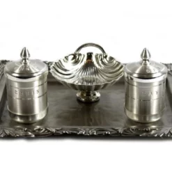 Servizio Da Battesimo Eucarestia In Ottone Piatto 21x15 Cm -Vendite Consumabili 34009 2 servizio da battesimo eucarestia in ottone misura piatto cm 21x15 550x550w