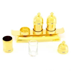 Astuccio Con 3 Vasetti E Vassoio In Ottone Dorato 7 Astuccio Con 3 Vasetti E Vassoio In Ottone Dorato -Vendite Consumabili 340091 astuccio con 3 vasetti e vassoio in ottone doratoc 550x550 1