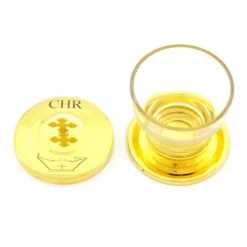 Vasetto In Vetro E Metallo Dorato Olio Crisma 9,5 Cm -Vendite Consumabili 340094 vasetto in vetro e metallo dorato olio crisma 95 cmc 550x550 1