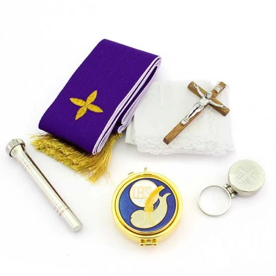 Astuccio Per Viatico Scamosciato Grigio 16x11 Cm 2 Astuccio Per Viatico Scamosciato Grigio 16x11 Cm - immagine 2