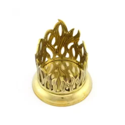 Portacero Da Mensa In Metallo Dorato 11 Cm -Vendite Consumabili 480025 portacero da mensa in metallo dorato altezza cm 11b 550x550w