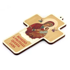 Croce In Legno Madonna Perpetuo Soccorso 15x24 Cm -Vendite Consumabili 5000185 croce in legno madonna perpetuo soccorso 15x24 cmc 550x550w