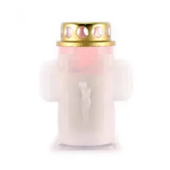 Lampada Elettronica Croce Bianca 11 Cm