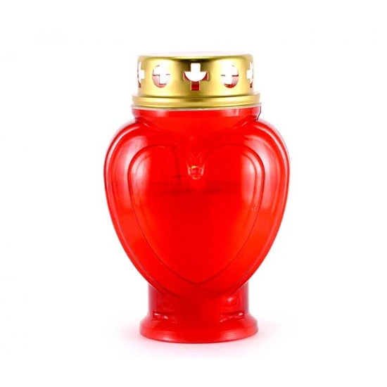 Lampada Elettronica Cuore Rosso 14 Cm 1 Lampada Elettronica Cuore Rosso 14 Cm