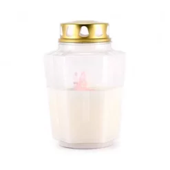 Lampada Elettronica Esagonale Bianca 17 Cm