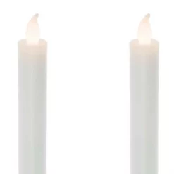 Candela Plastica Bianca Con Led 25x2,3 Cm -Vendite Consumabili 550022 candela bianca a led 25 cm 2 pezzi0 550x550 1