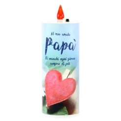 Lumino Elettronico Dedica Papà 15 Cm