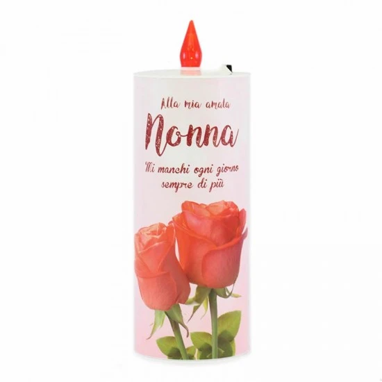 Lumino Elettronico Dedica Nonna 15 Cm 1 Lumino Elettronico Dedica Nonna 15 Cm