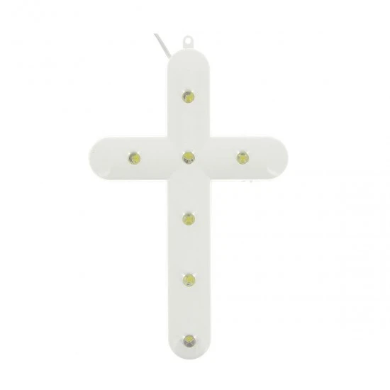 Croce Luminosa 7 Led Bianco 24V 16x25 Cm 1 Croce Luminosa 7 Led Bianco 24V 16x25 Cm