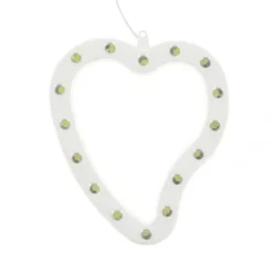 Cuore Luminoso 16 Led Bianco 24V 18x21 Cm
