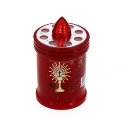 Lumino Elettrico In Plastica Rosso Durata 60 Gg 6,5x11 Cm -Vendite Consumabili 550054 lumino elettrico in plastica rosso durata 60 gg 65x 11 cmb 550x550 1