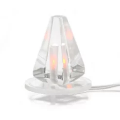 Lampada Elettrica In Plexiglass Piramide
