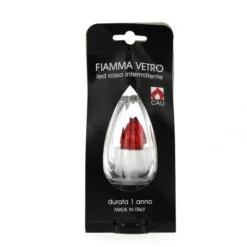 Fiamma Vetro Led Rosso Durata 1 Anno 7x14,5 Cm -Vendite Consumabili 550060 fiamma vetro led rosso durata 1 anno 7x145 cmb 550x550 1