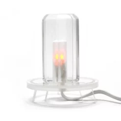 Lampada Elettrica In Plexiglass Ottagono