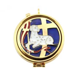 Teca Eucaristica Agnello Pasquale Diametro 5,4 Cm