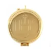 Teca Eucaristica IHS Inciso Diam 5.4 Cm H 1.8 Cm