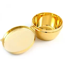 Teca Eucaristica IHS Inciso Diam 5.4 Cm H 3.2 Cm -Vendite Consumabili 570027 2 teca eucaristica alta con ihs diametro cm 5 4 550x550w