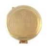 Teca Eucaristica IHS Inciso Diam 5.4 Cm H 3.2 Cm