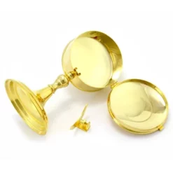 Teca Eucaristica Con Lunetta Ottone Dorato 19 Cm -Vendite Consumabili 570041 teca eucaristica con lunetta ottone dorato altezza 19 cmc 550x550w