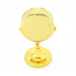 Teca Eucaristica Con Lunetta Ottone Dorato 19 Cm -Vendite Consumabili 570041 teca eucaristica con lunetta ottone dorato altezza 19 cmd 550x550w