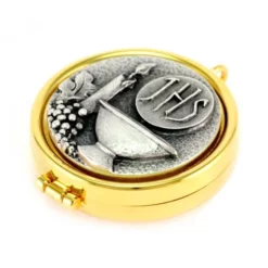 Teca Eucaristica Calice, Uva E Cero Diametro 5,4 Cm -Vendite Consumabili 570044 teca eucaristica calice uva e cero diametro 5 4 cmb 550x550w