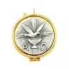Teca Eucaristica Colomba, Alfa E Omega Diametro 5,4 Cm