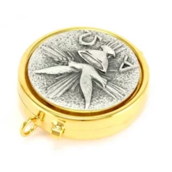 Teca Eucaristica Colomba, Alfa E Omega Diametro 5,4 Cm -Vendite Consumabili 570045 teca eucaristica colomba alfa e omega diametro 5 4 cmc 550x550w