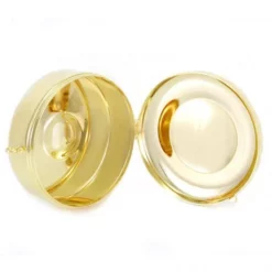 Teca Porta Ostie Dorata IHS Inciso 3 Cm Diametro 8 Cm -Vendite Consumabili 570053 teca porta ostie dorata ihs inciso 3 cm diametro 8 cmd 550x550 1