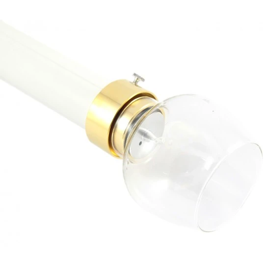 Parafiamma Vetro Con Ghiera Metallo Dorato Diametro 4 Cm 3 Parafiamma Vetro Con Ghiera Metallo Dorato Diametro 4 Cm - immagine 3