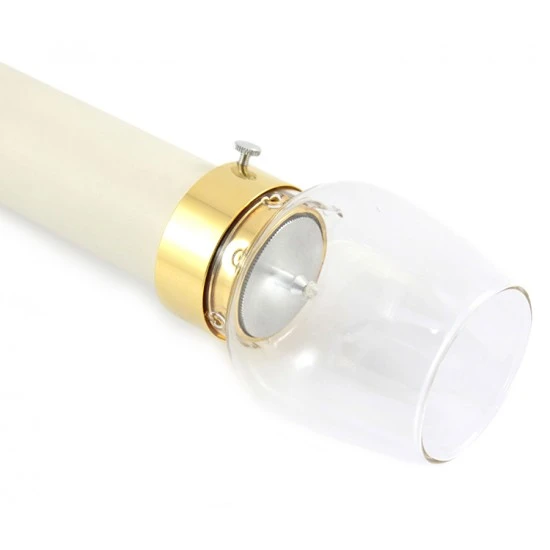 Parafiamma Vetro Con Ghiera Metallo Dorato Diametro 5 Cm 4 Parafiamma Vetro Con Ghiera Metallo Dorato Diametro 5 Cm - immagine 4