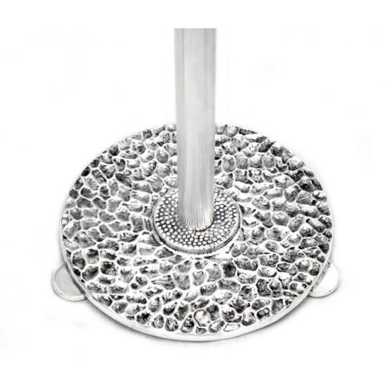 Porta Turibolo In Ottone Argentato 120 Cm 4 Porta Turibolo In Ottone Argentato 120 Cm - immagine 4