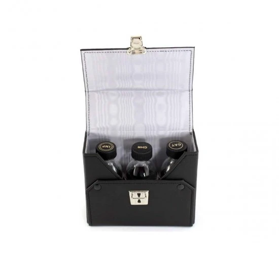 Astuccio 3 Bottiglie Per Olio Santo 30 Cc. 10 Cm 1 Astuccio 3 Bottiglie Per Olio Santo 30 Cc. 10 Cm