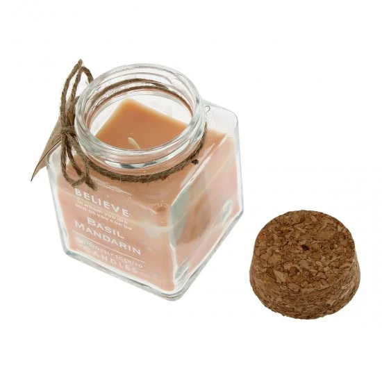 Candela Profumata In Vetro Believe 6,5x9 Cm 2 Candela Profumata In Vetro Believe 6,5x9 Cm - immagine 2