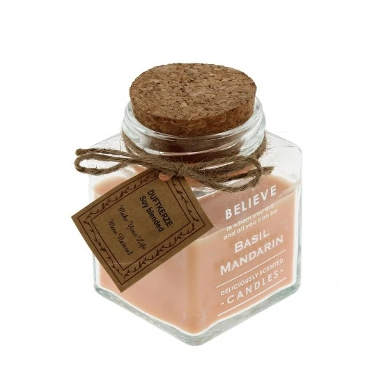 Candela Profumata In Vetro Believe 6,5x9 Cm 3 Candela Profumata In Vetro Believe 6,5x9 Cm - immagine 3