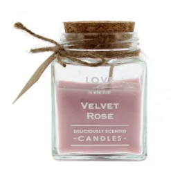 Candela Profumata In Vetro Love 6,5x9 Cm