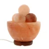 Lampada Di Sale Dell'Himalaya Ciotola Con Palline 16 Cm