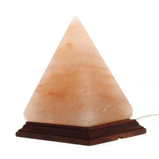 Lampada Di Sale Dell'Himalaya Piramidale 20 Cm 1 Lampada Di Sale Dell'Himalaya Piramidale 20 Cm