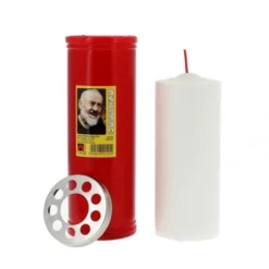 Lumino Votivo Rosso San Pio 6,5x19 Cm -Vendite Consumabili lumino votivo rosso san pio 65x19 cm 17200106b 550x550 1