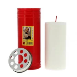 Lumino Votivo Rosso San Pio Diametro 8 Cm -Vendite Consumabili lumino votivo rosso san pio diametro 8 cm 17200101b 550x550 1