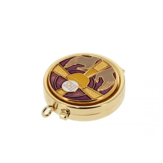 Portateca Croce E Teca Calice Mani 7x9x2 Cm 6 Portateca Croce E Teca Calice Mani 7x9x2 Cm - immagine 6