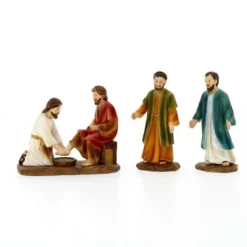 Scena Lavanda Dei Piedi Resina 9 Cm