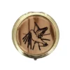 Teca Porta Ostie Placca Olivo Colomba Diametro 5 Cm