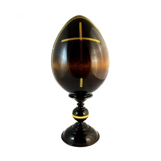 Uovo Deposizione Di Cristo Dipinto A Mano 26x19 Cm 2 Uovo Deposizione Di Cristo Dipinto A Mano 26x19 Cm - immagine 2